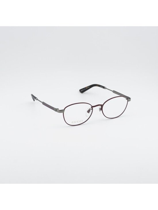 Gucci GG0591OJ 003 Eyeglasses Red / Silver 50mm Oval Frame main image 11